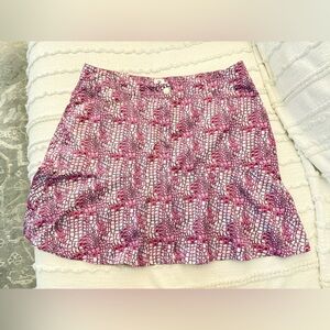 Daily Sports Pink and White Mosaic Skirt